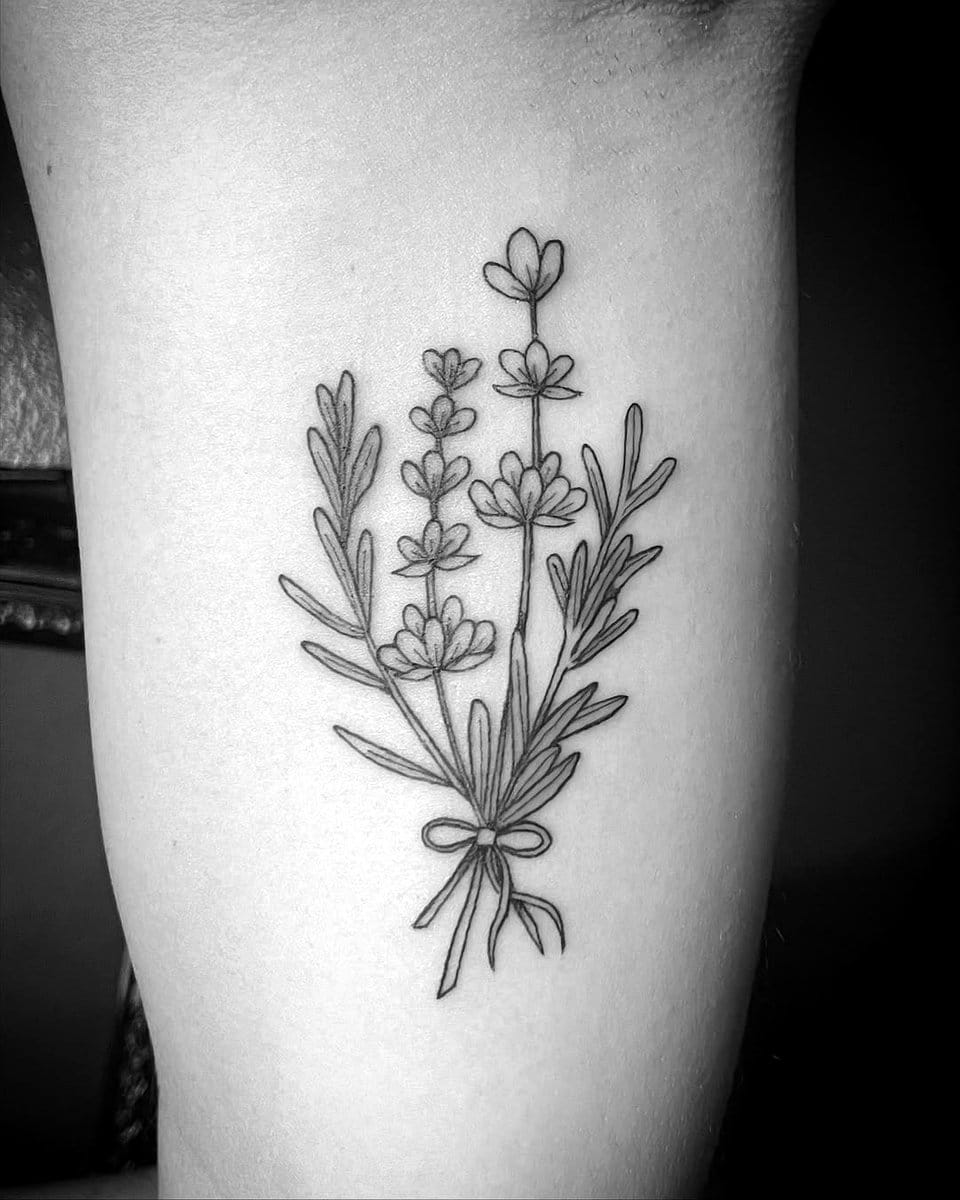 lavender and rosemary bouquet