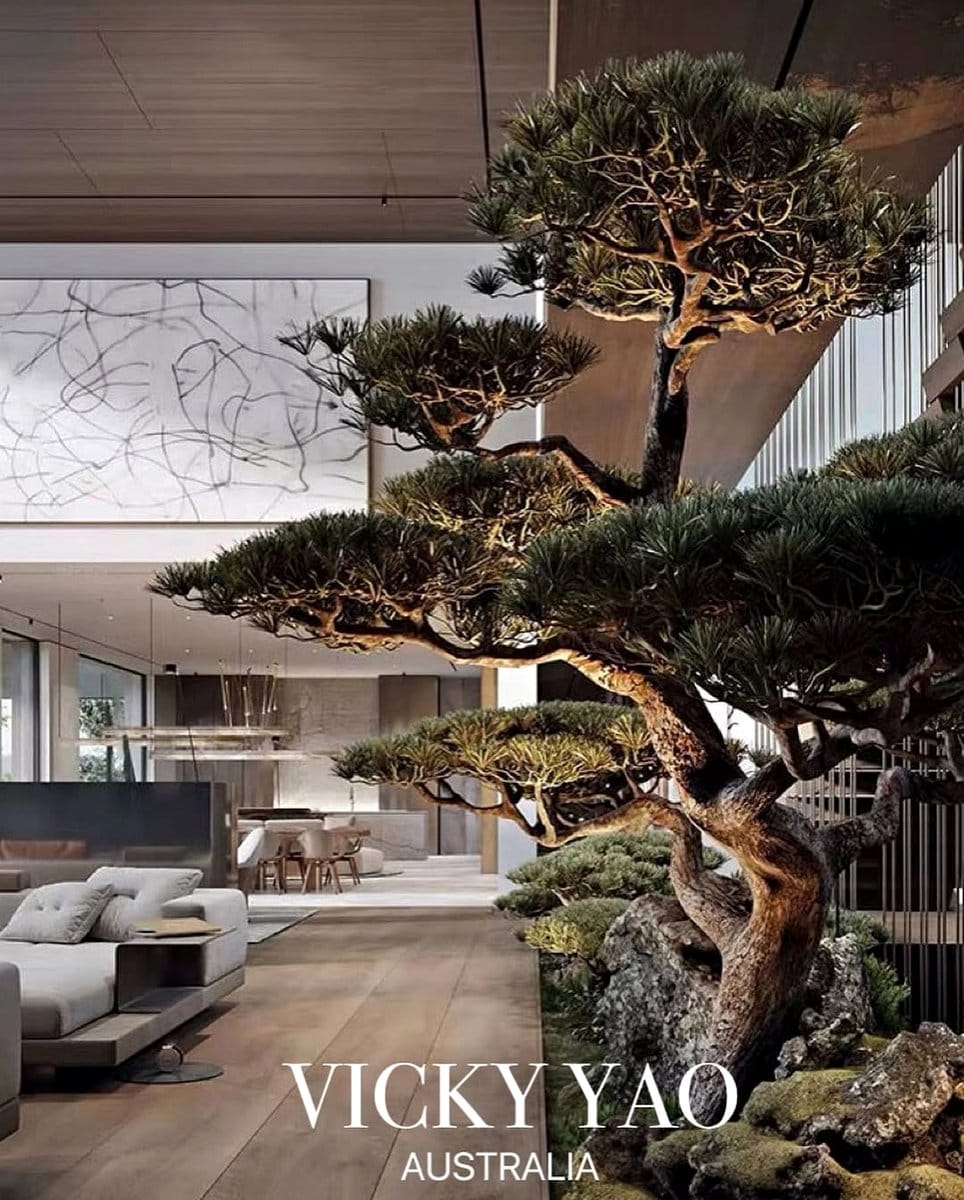 bonsai with creative design