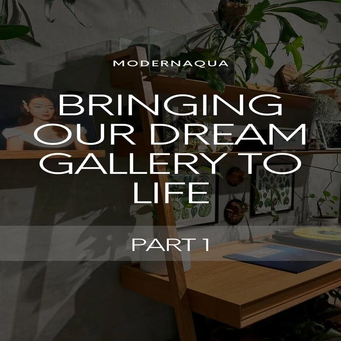 Holographic plant art gallery setup