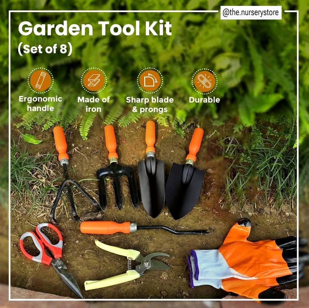complete balcony gardening kit with tools