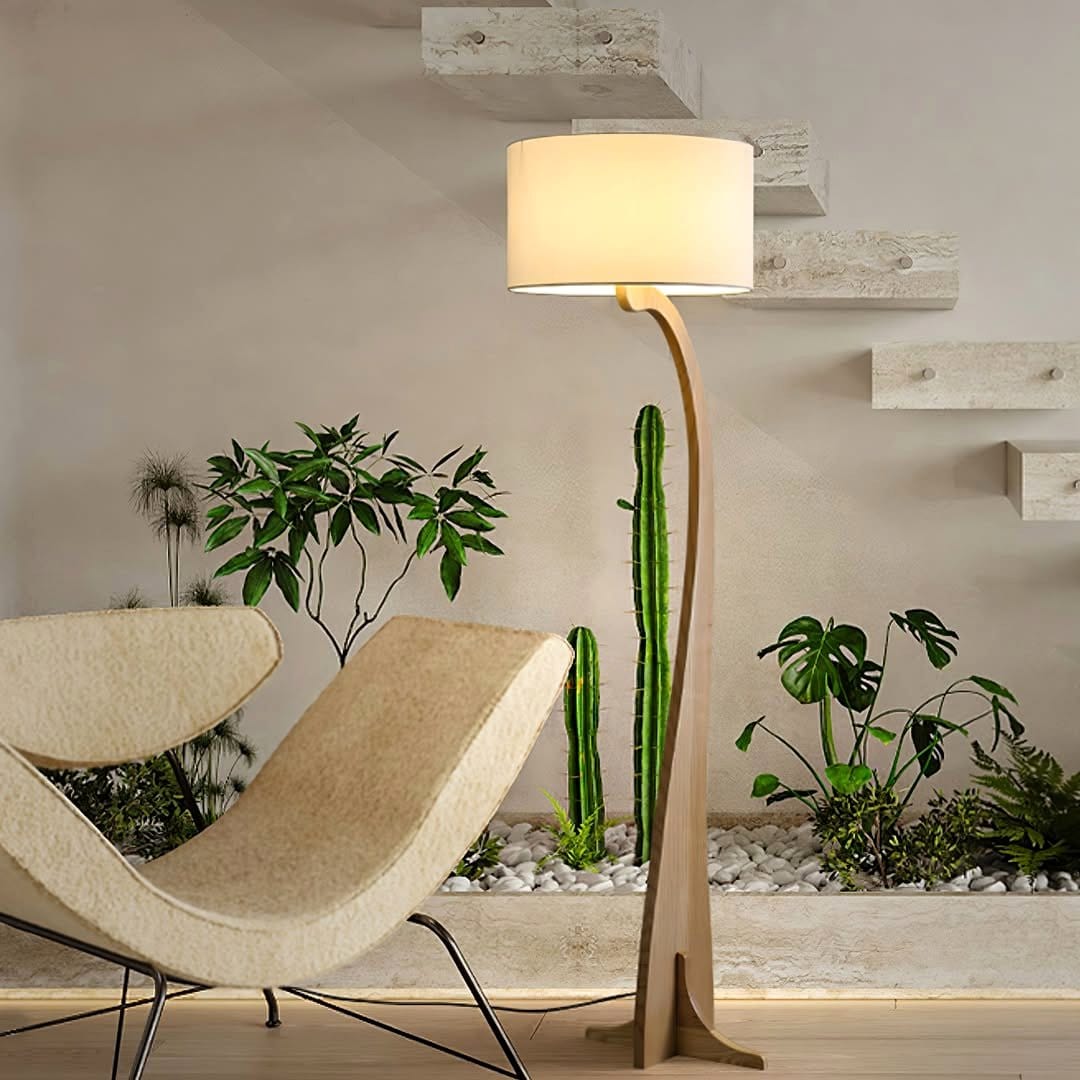 sleek modern floor lamp