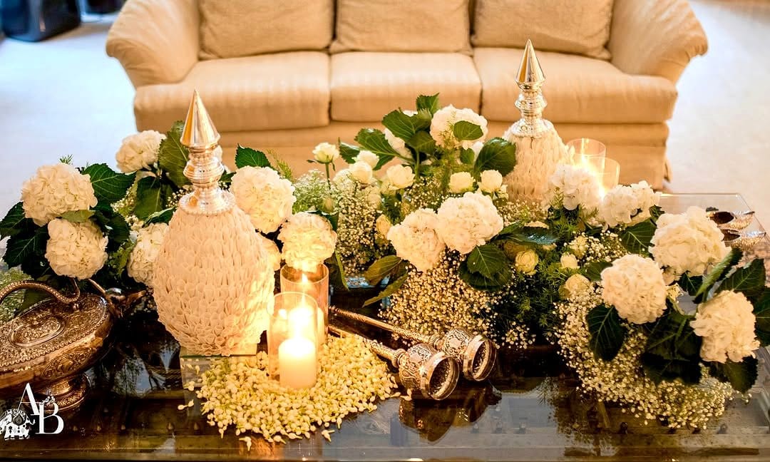 Gothic chandelier with trailing plants