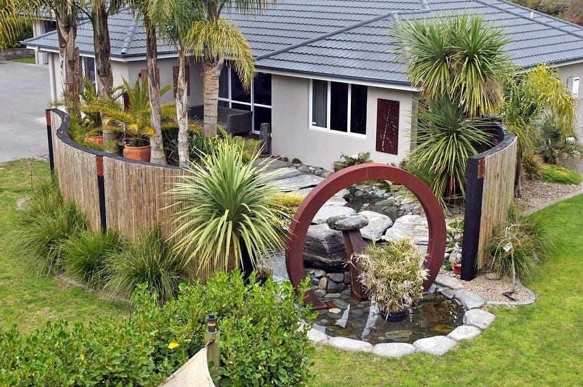 natural reed backyard screen
