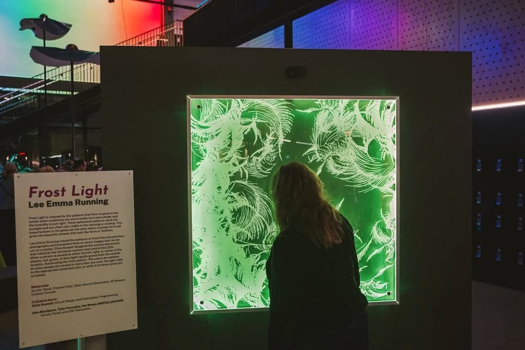 Holographic desert art panel display