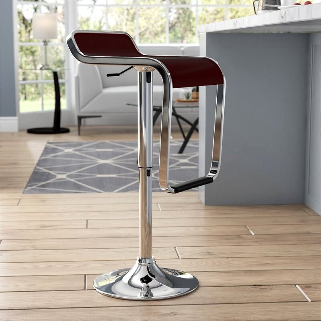 adjustable bar stool in kitchen
