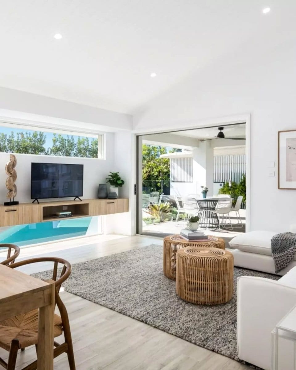 Seamless indoor-outdoor flow in Scandinavian home