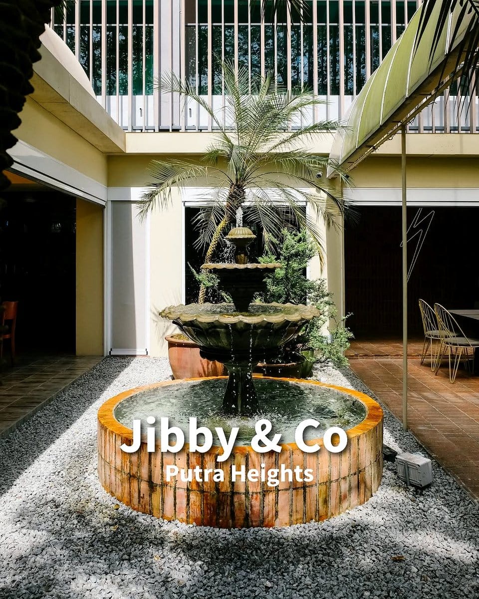 umbrella tree in modern dining area