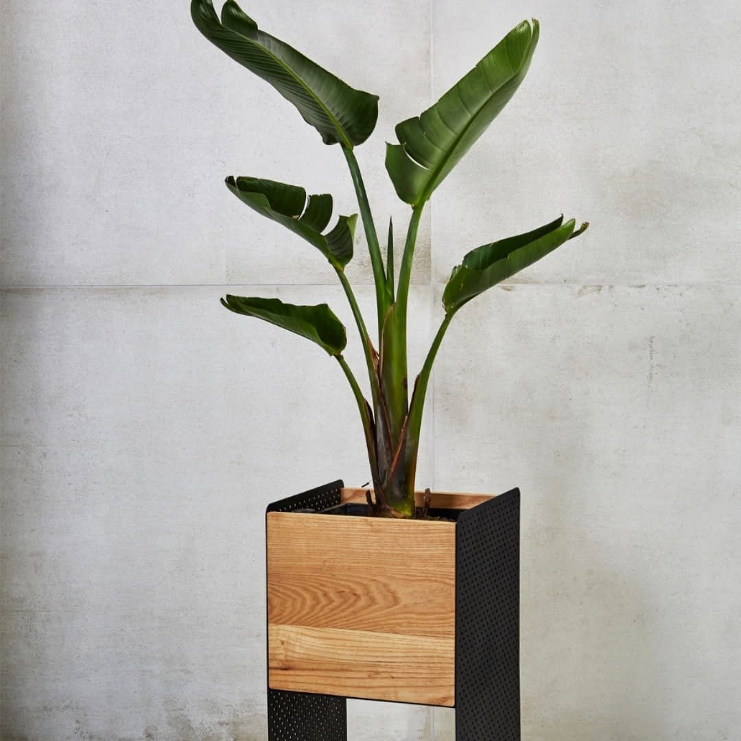 Scandinavian sleek window box planter