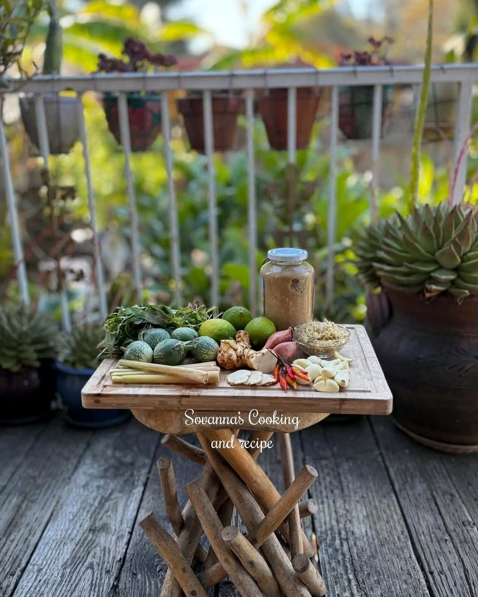 succulents on rustic ottoman tray