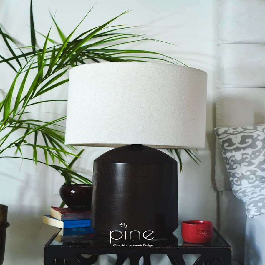 Soft ambient lights highlighting indoor plants