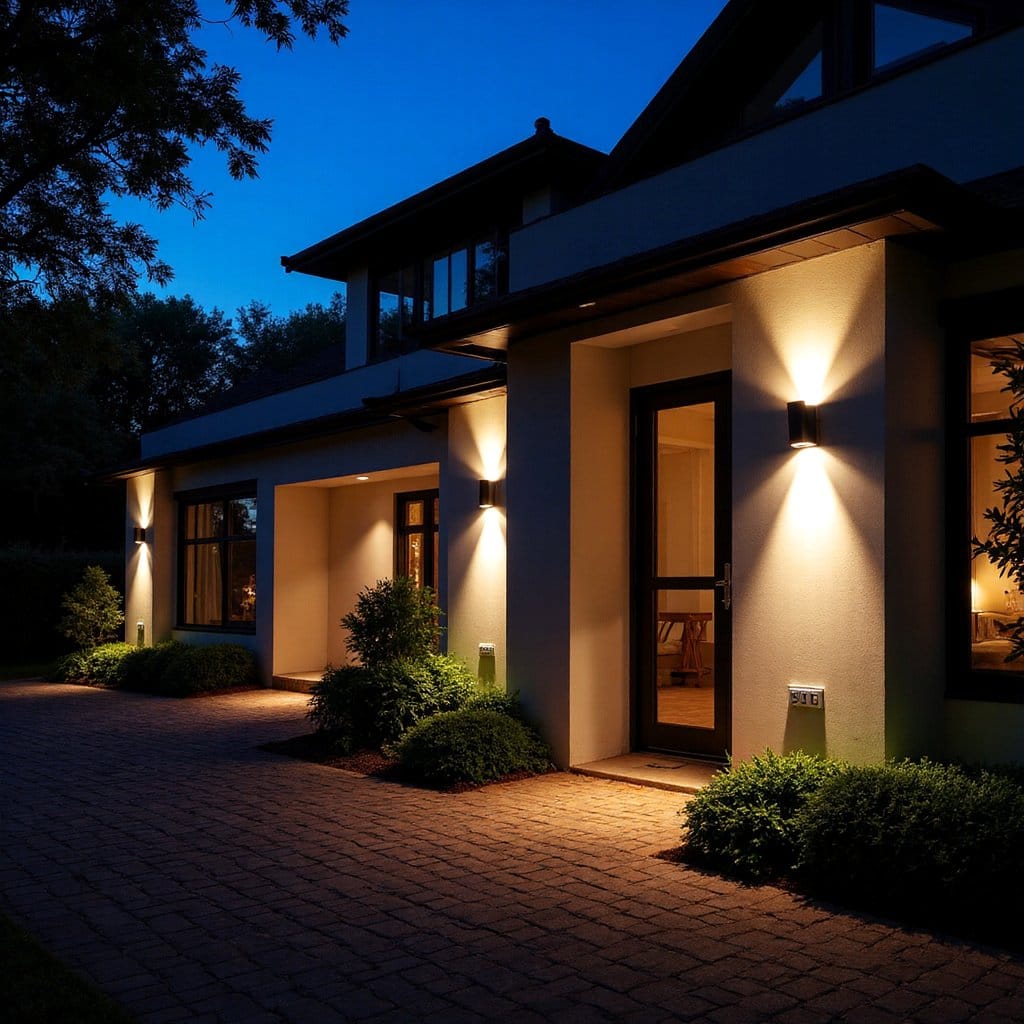 motion sensor light in garden