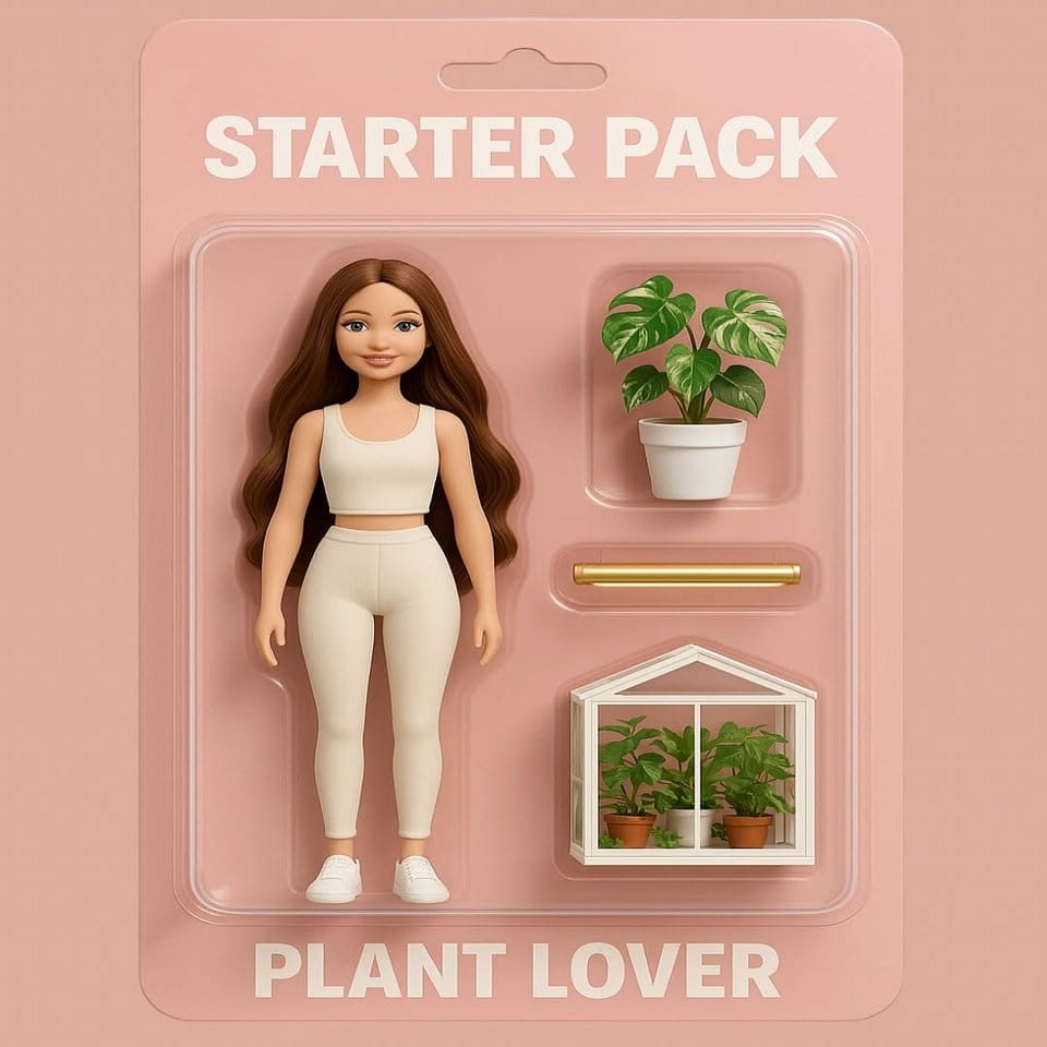 Colorful pastel plant care books