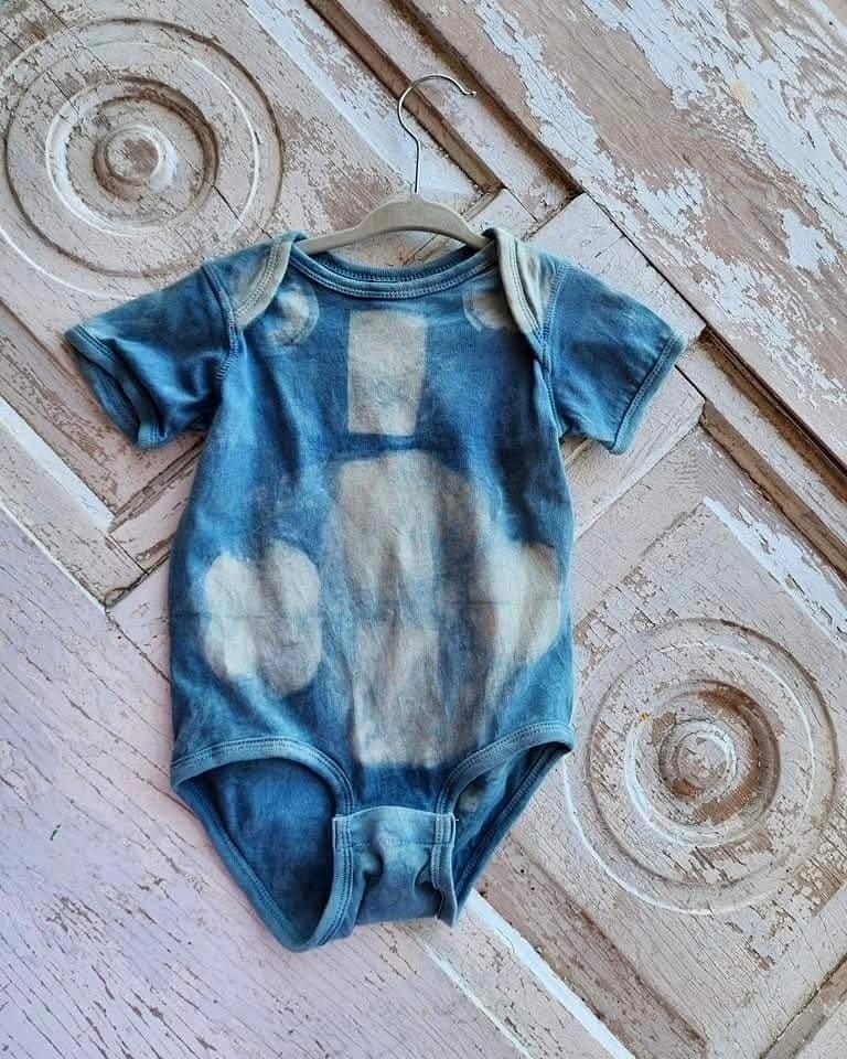 Shibori dyed tote bags and scarves