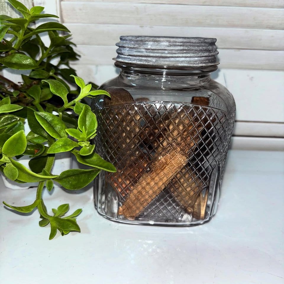 Reclaimed wood hanging mason jar planters