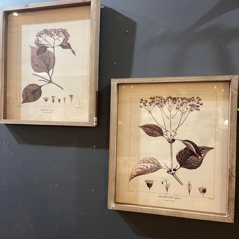 Rustic reclaimed wood plant holders