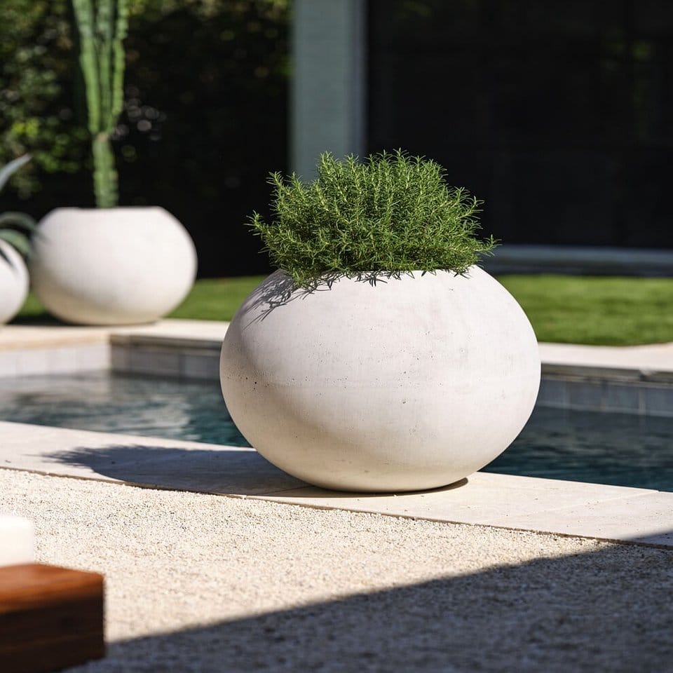 Celtic spiral stone outdoor kitchen