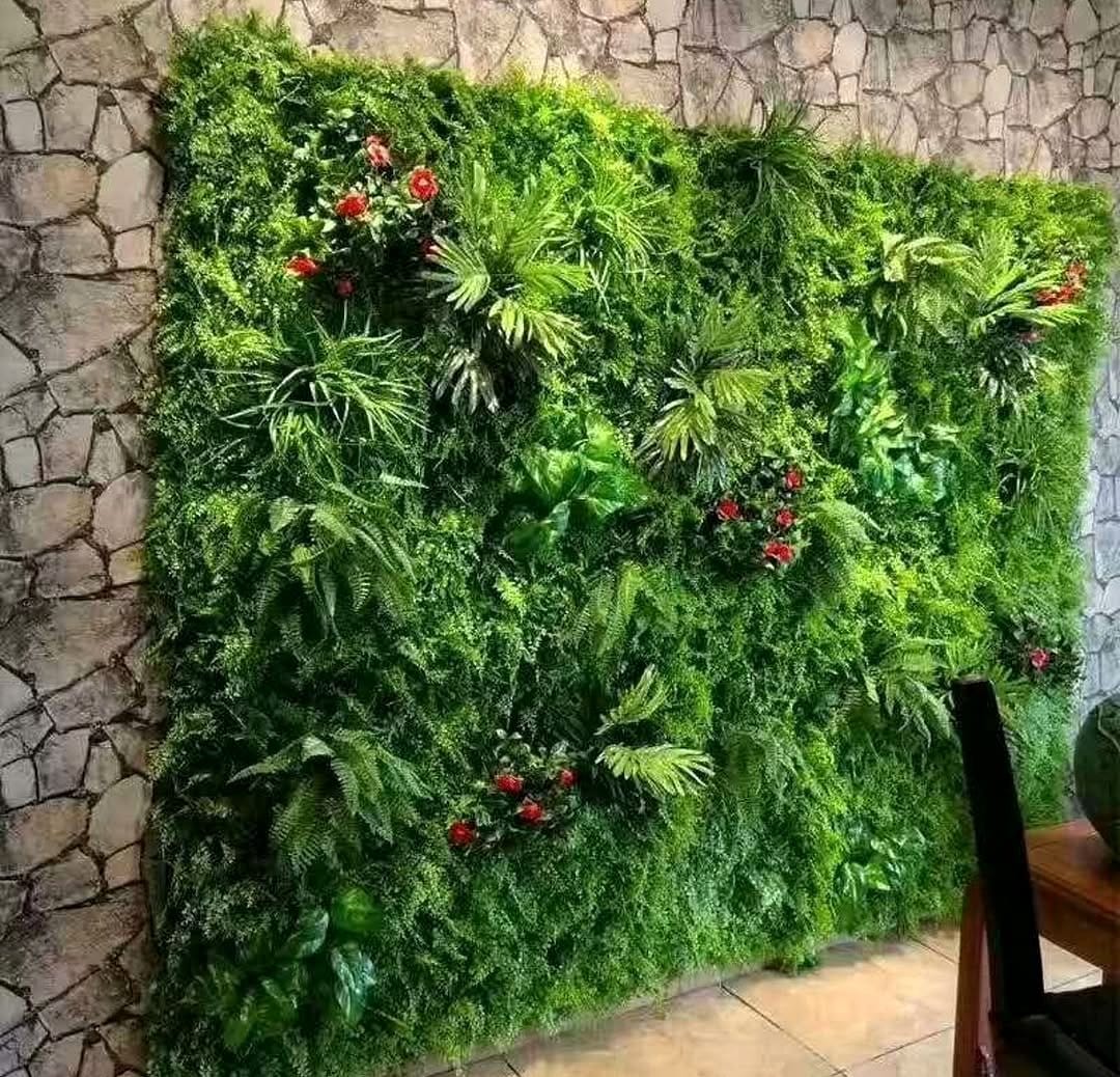 vibrant vertical garden wall