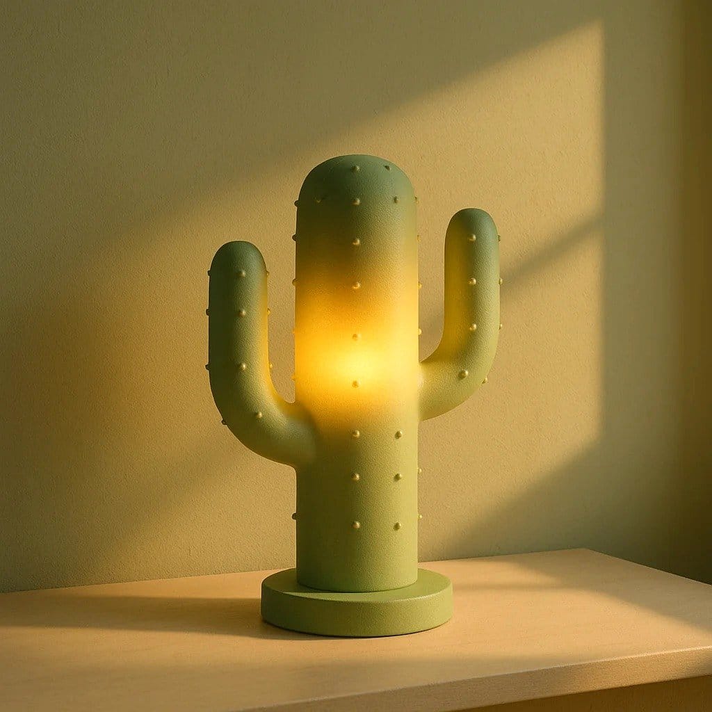 cactus-shaped table lamp