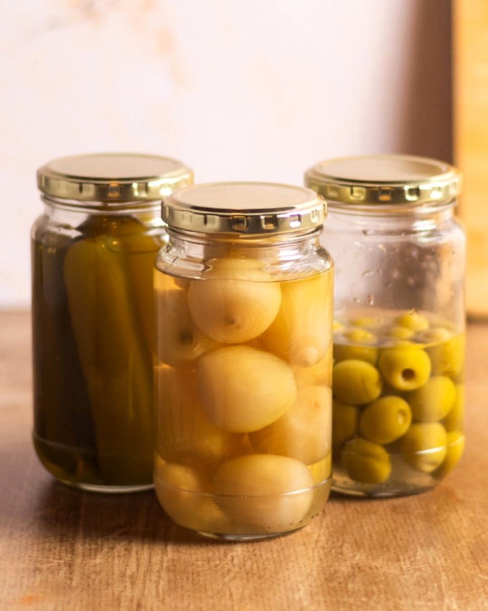 green onions in recycled jars