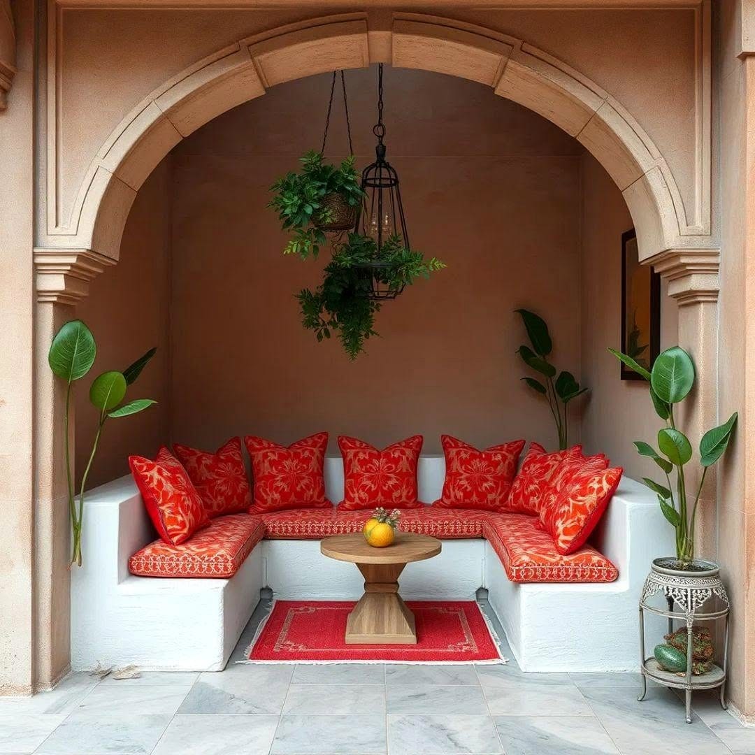 Aromatic herbs in Moroccan decor