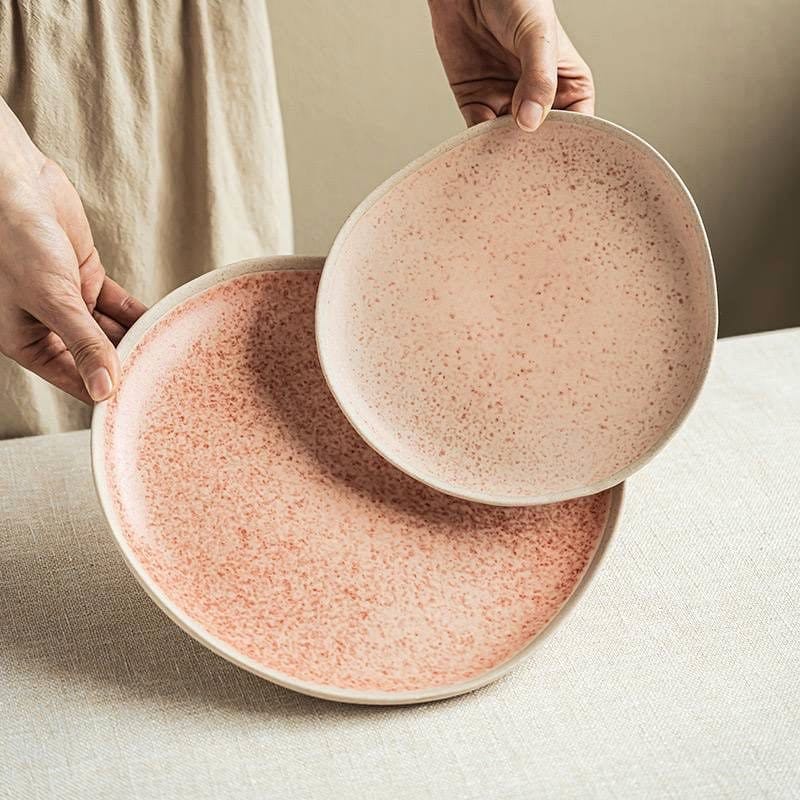 irregular ceramic bowl on dining table