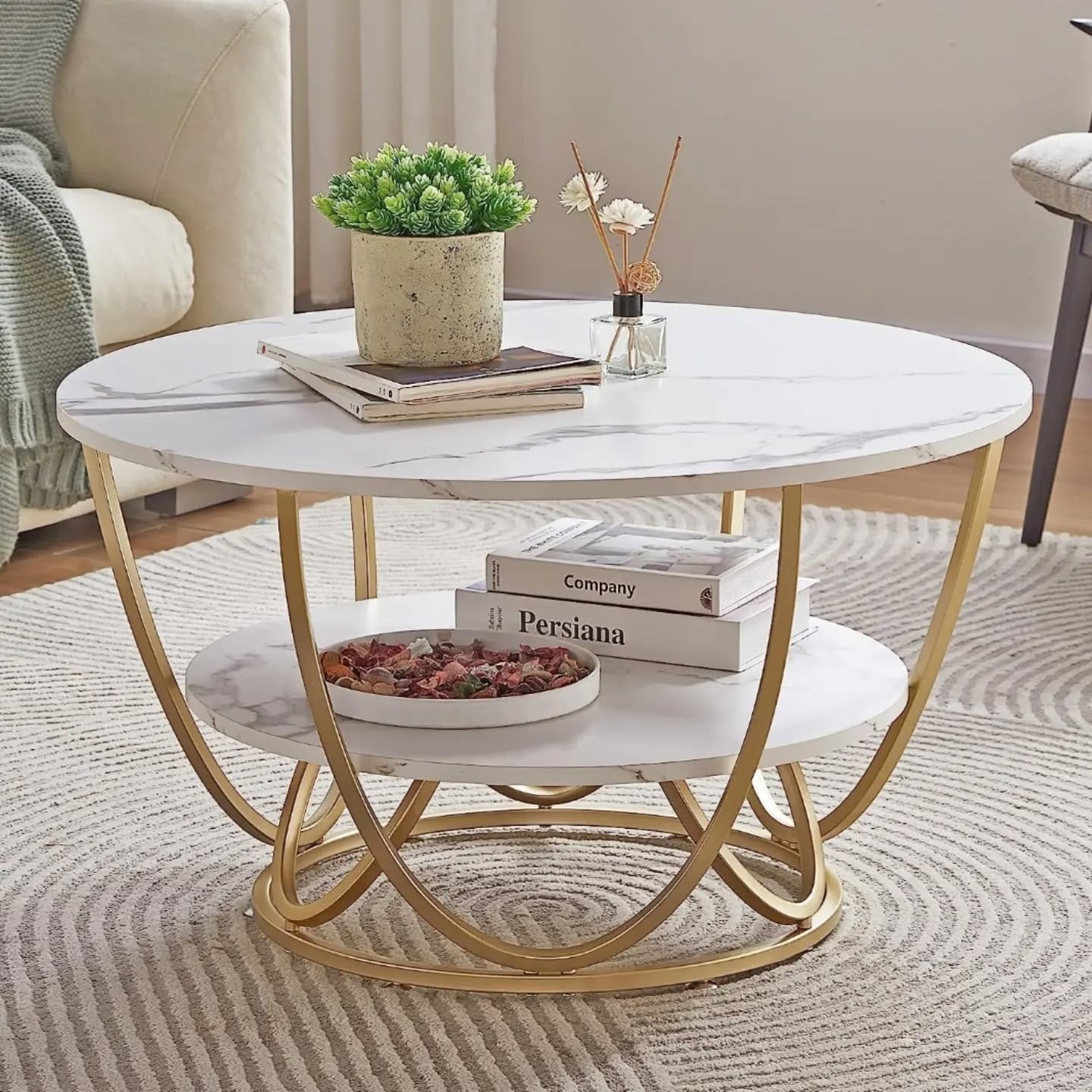 succulent arrangement on coffee table