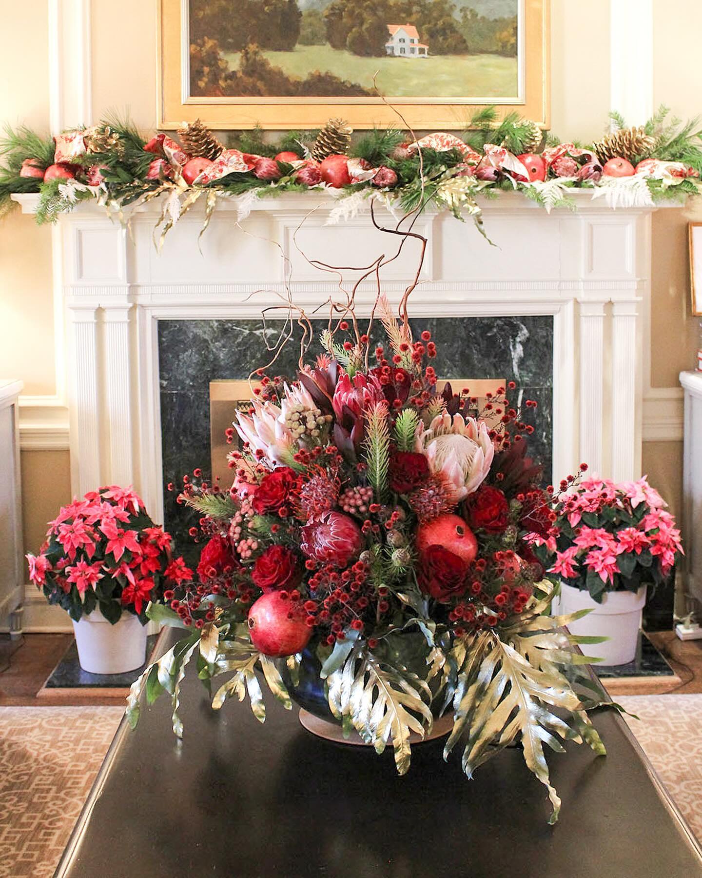 preserved plant holiday arrangement