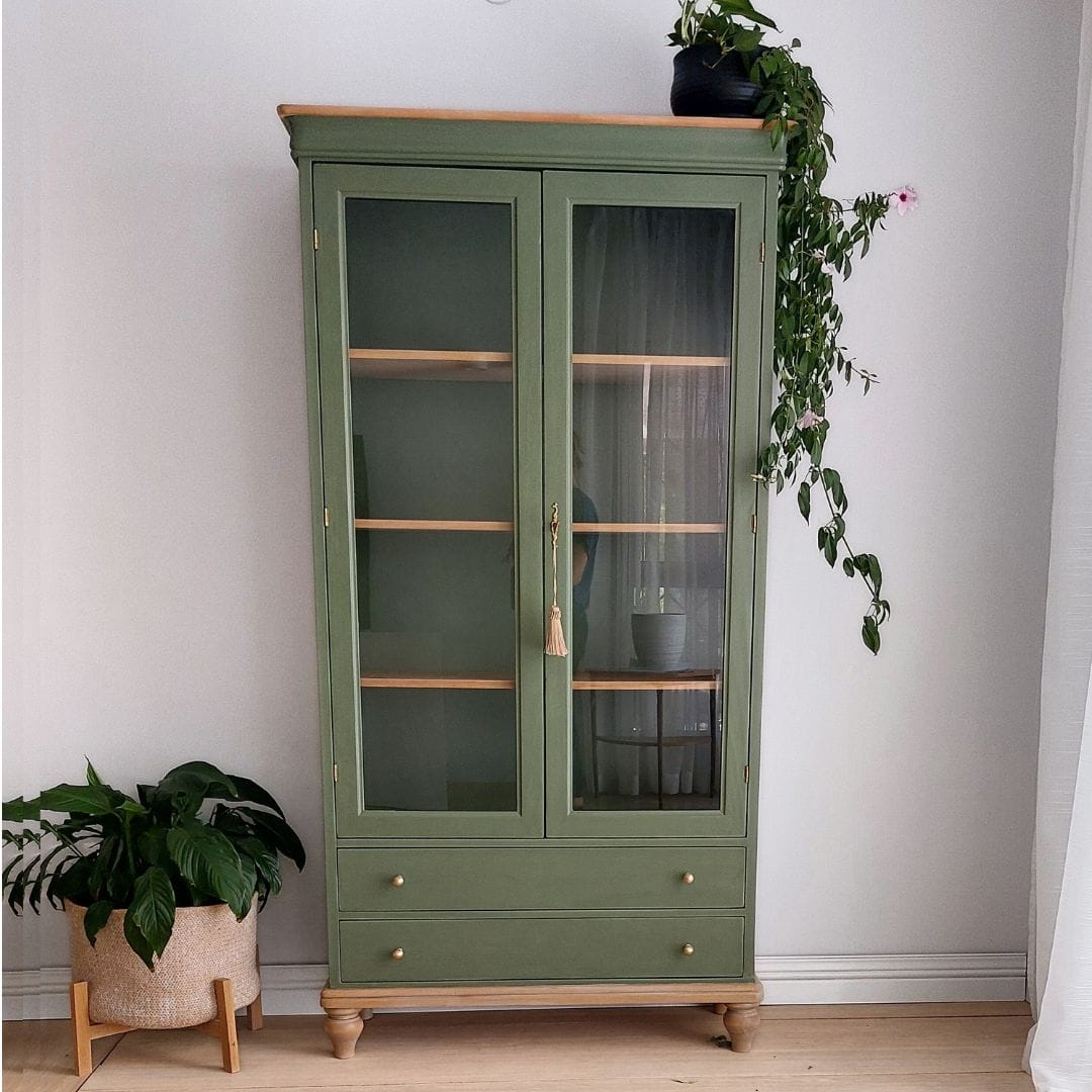 vintage wardrobe with rare foliage
