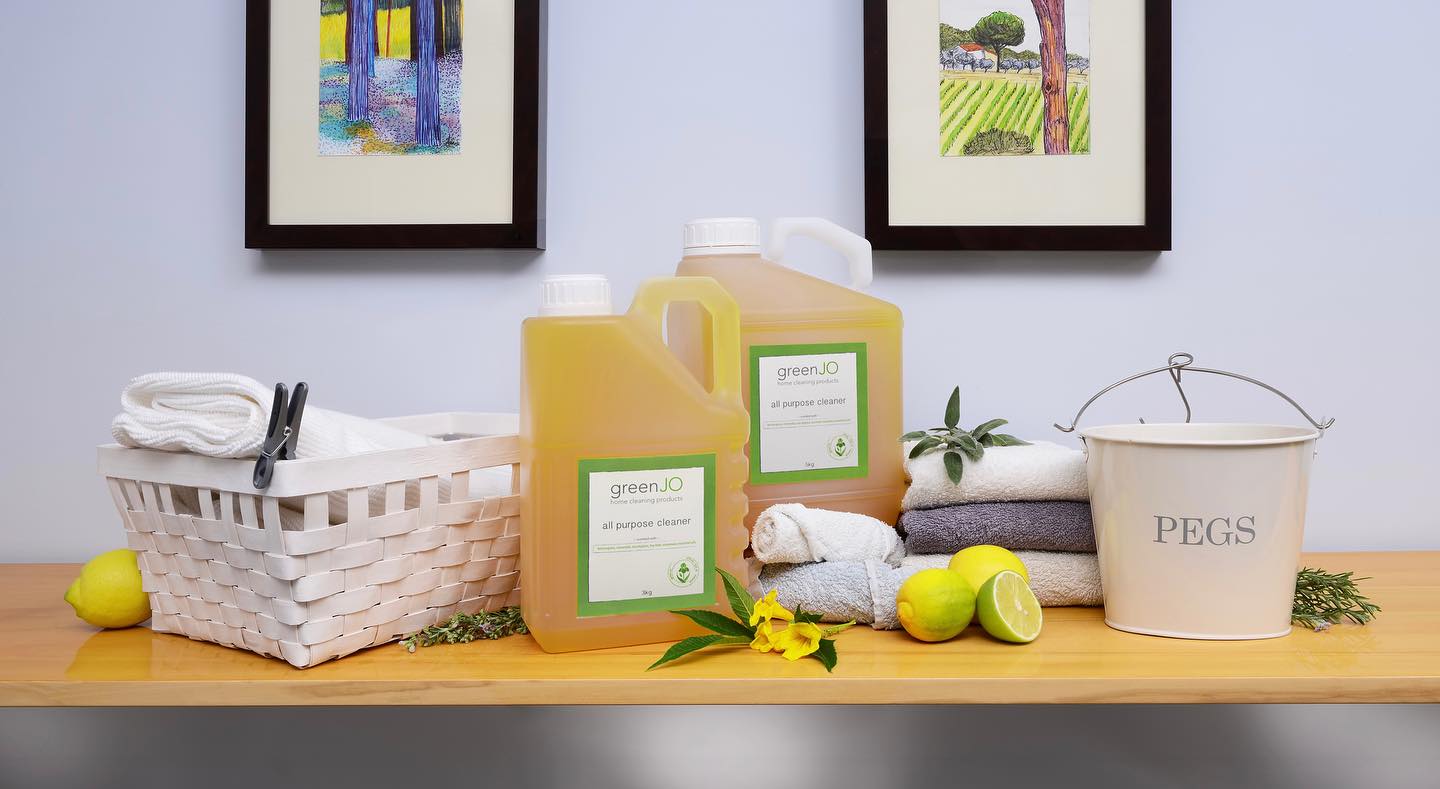 eco-friendly cleaning products in conference room