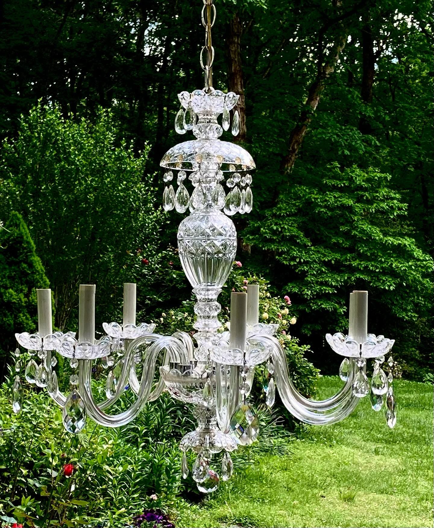floral chandelier with colorful blooms