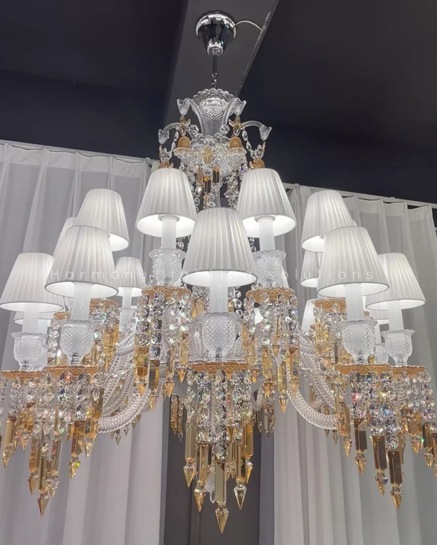 crystal chandelier plant hanger with hanging ferns