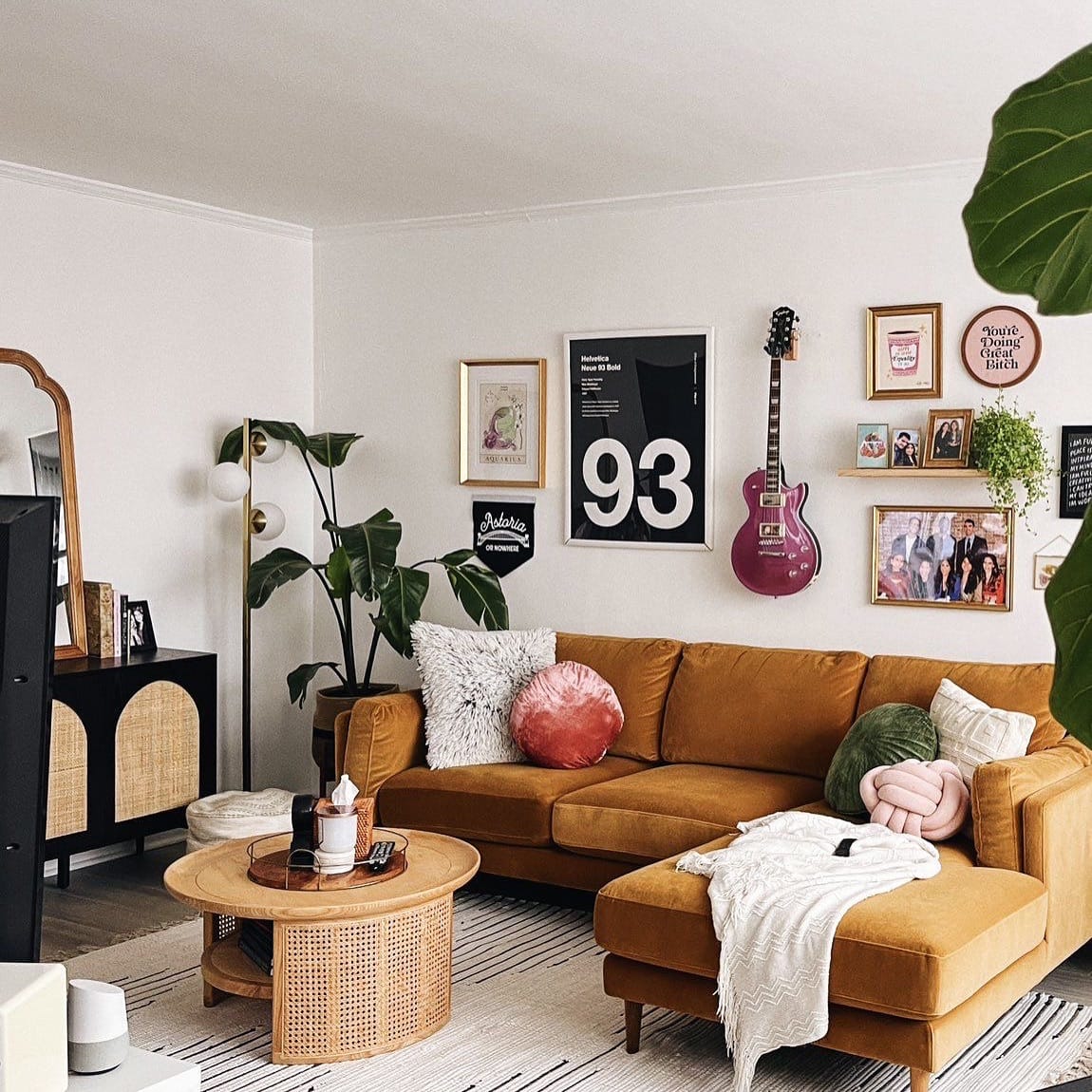 unique vintage armchair in room