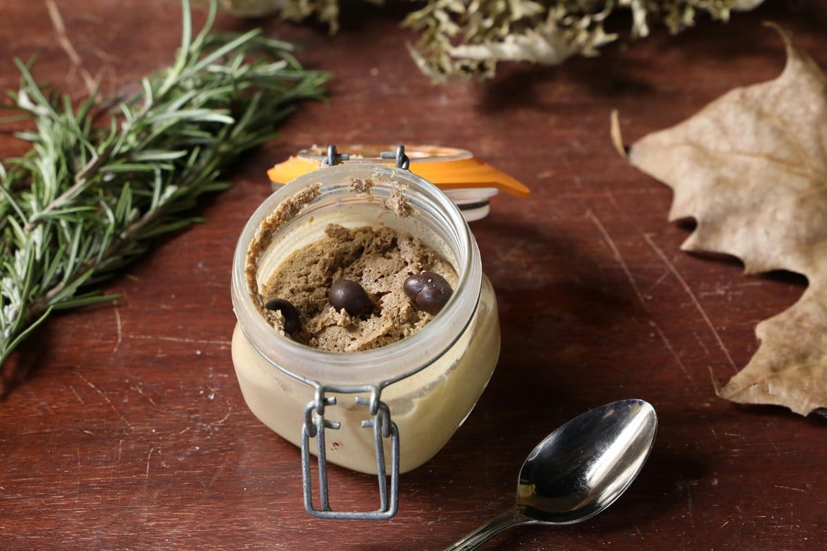 rosemary sprigs in kitchen jar