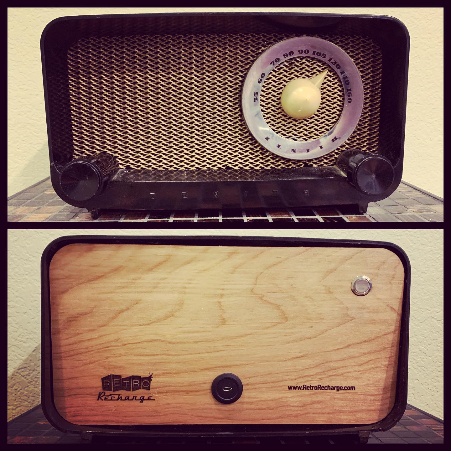 colorful birdhouse from radio
