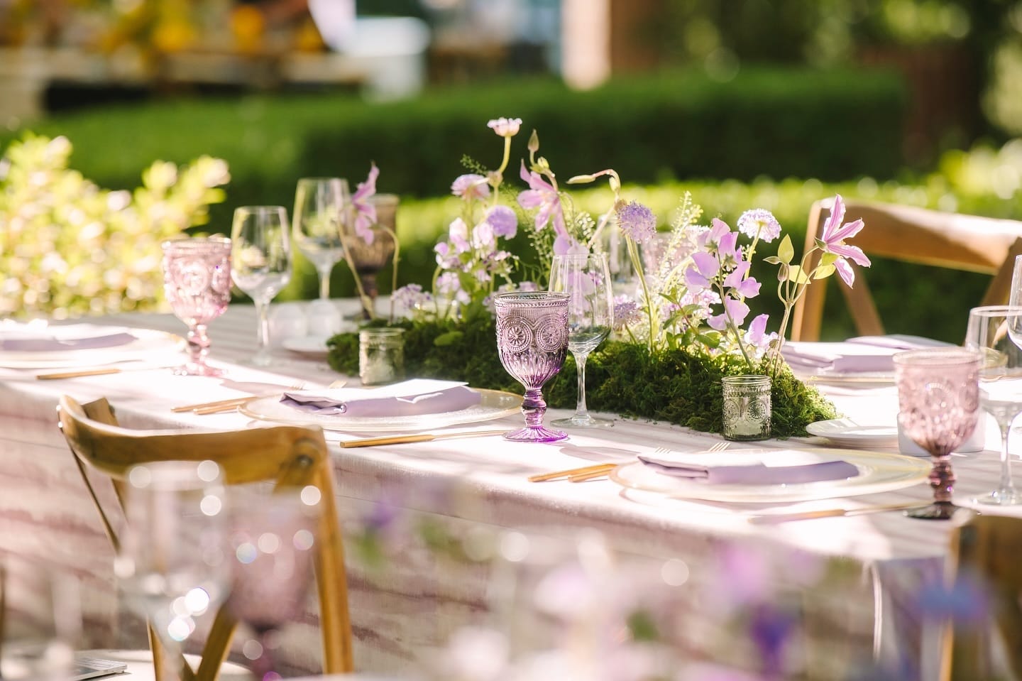 lavender bundles tied with twine