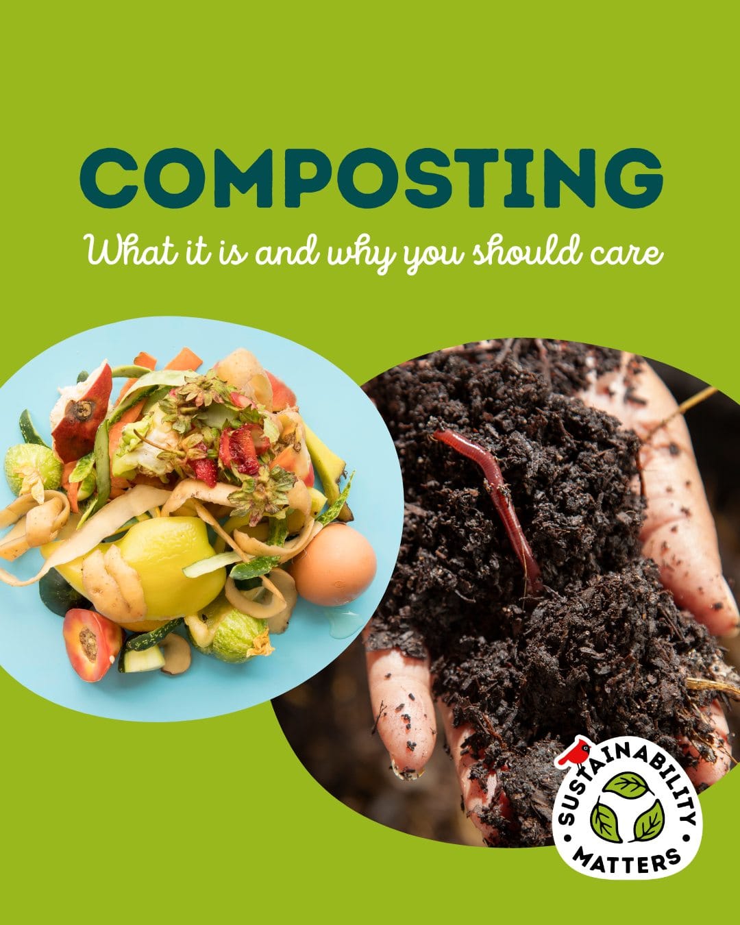 calendar marked with composting days