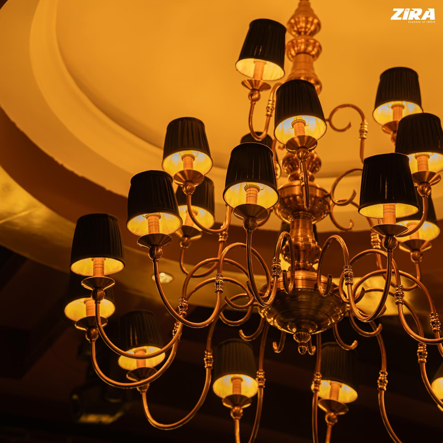 lampshade with cut-out design