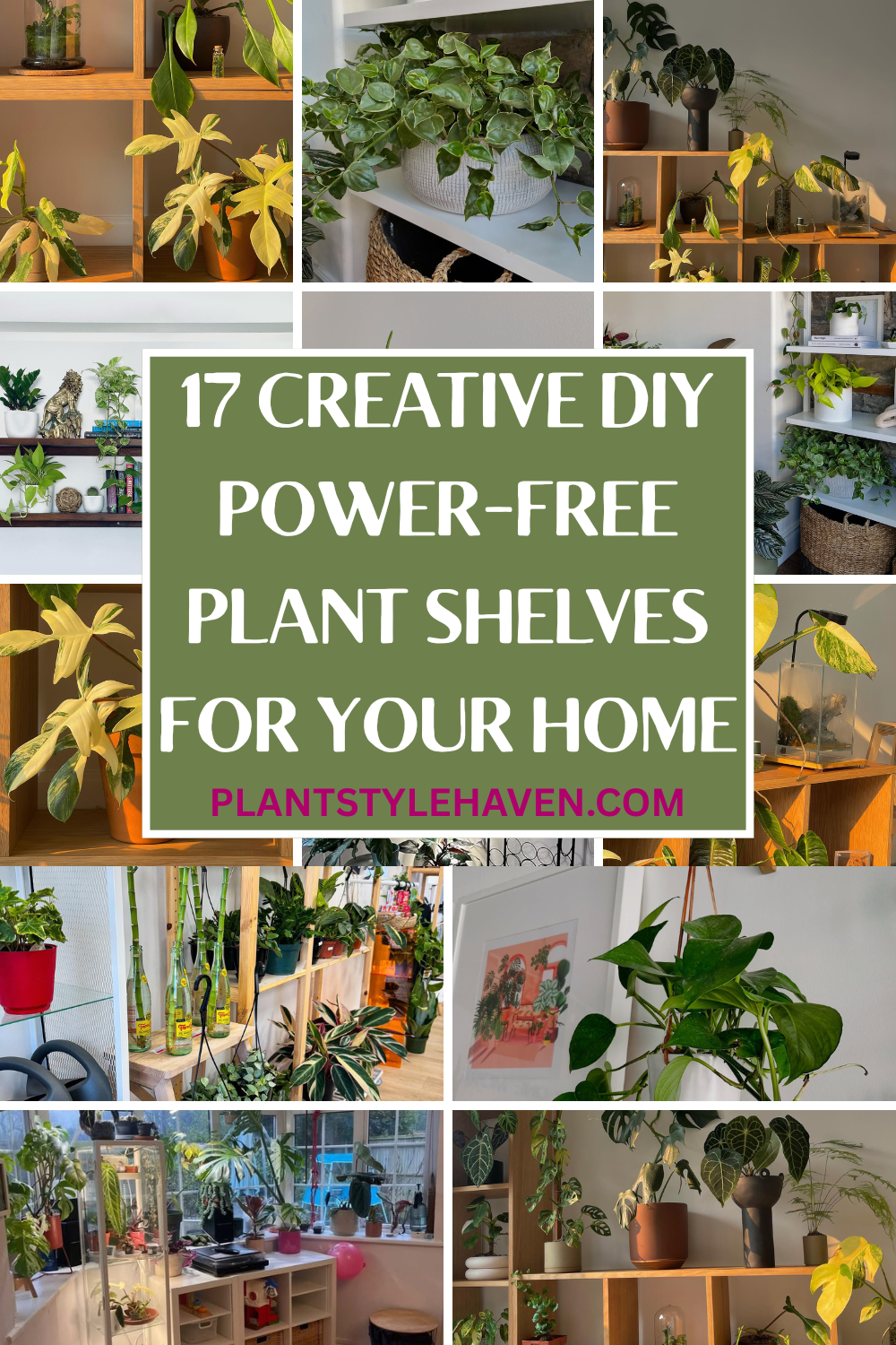 17 Creative DIY Power-Free Plant Shelves for Your Home