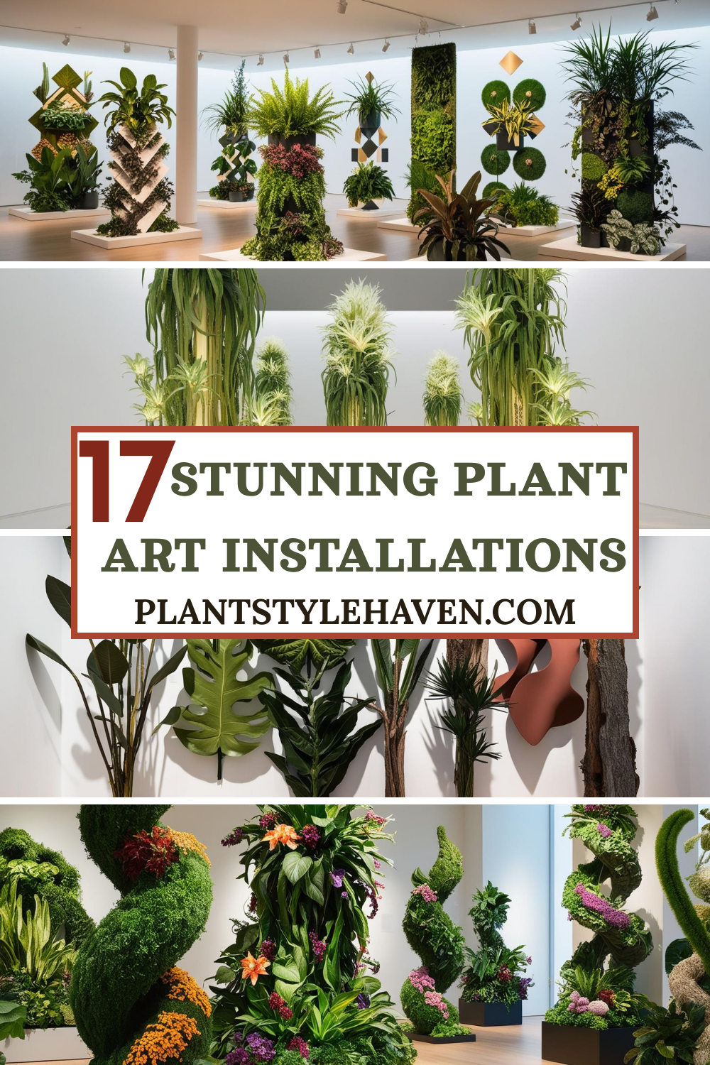 17 Stunning Plant Art Installations for Your Space