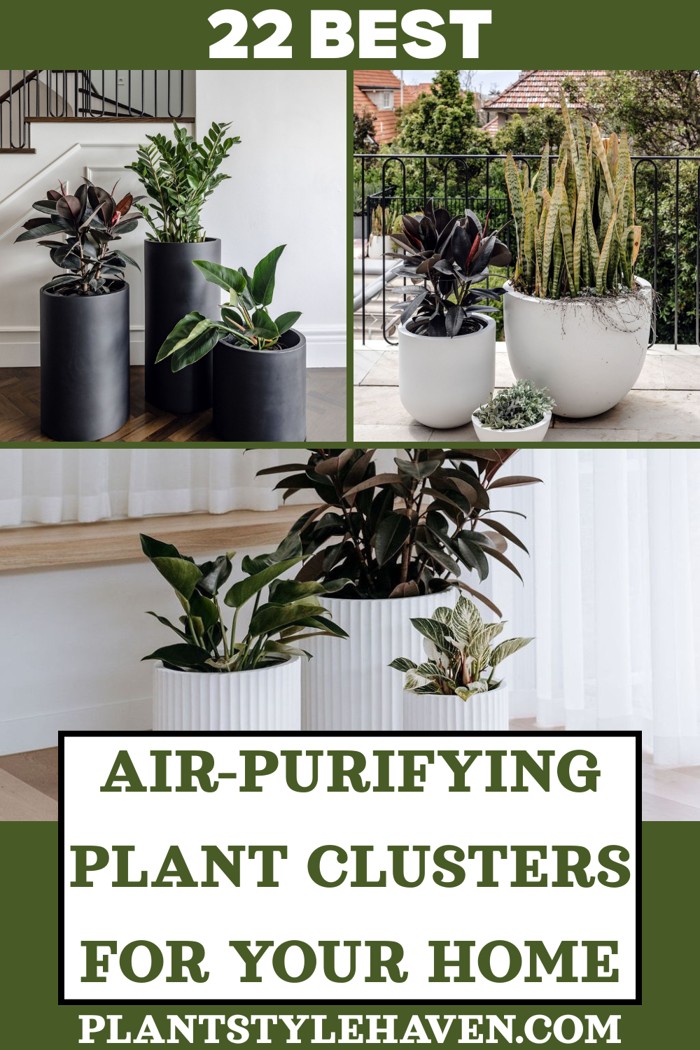 22 Stunning Air-Purifying Plant Clusters for Your Home