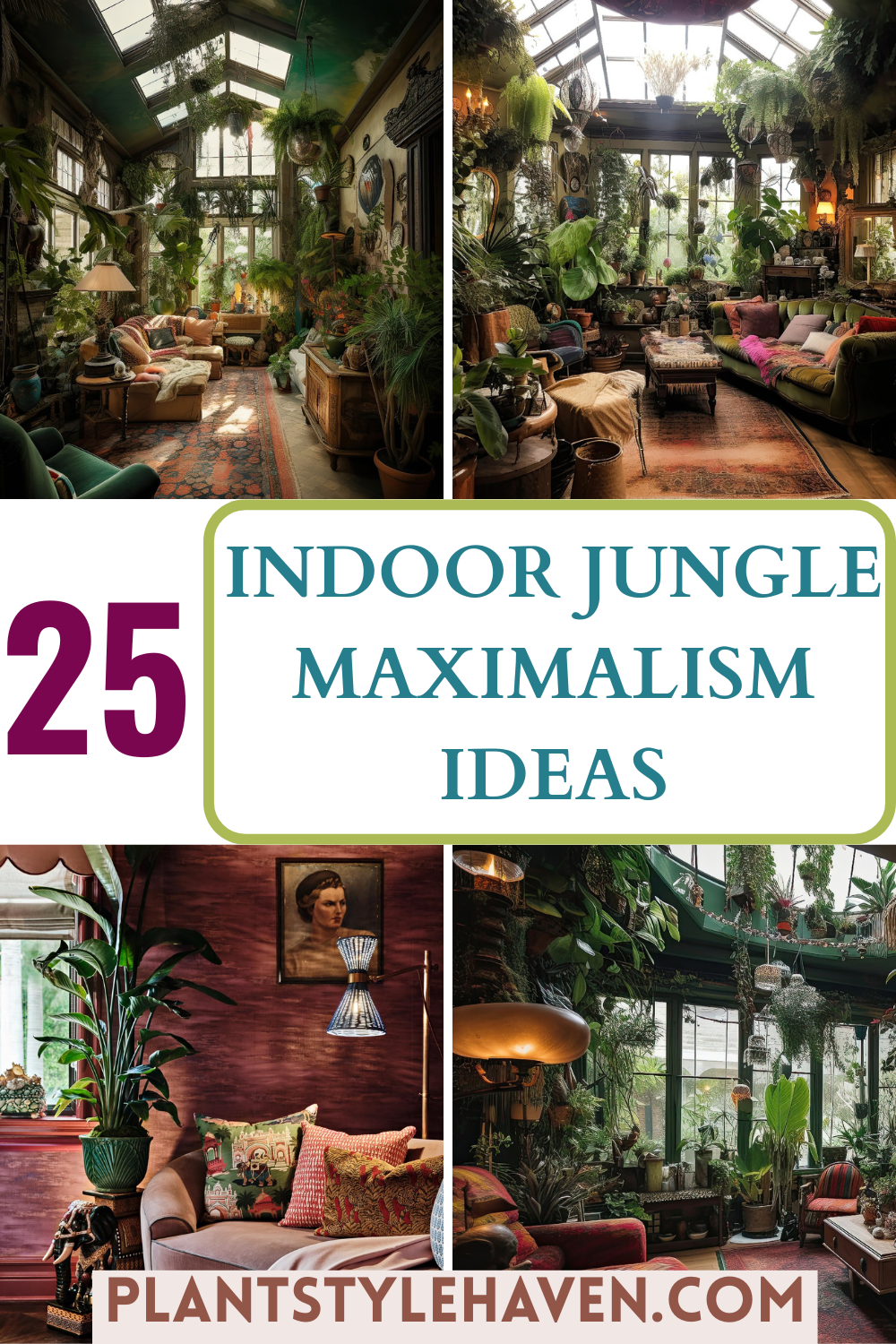 25 Indoor Jungle Maximalism Ideas for Your Home