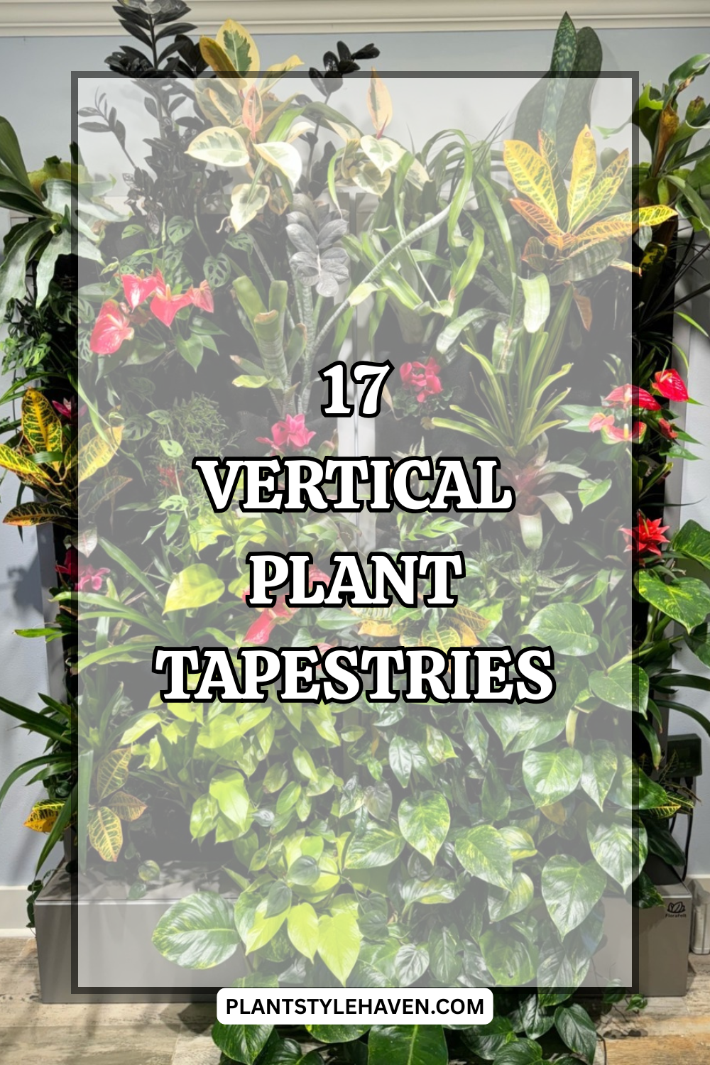 Transform Your Space with 17 Vertical Plant Tapestries