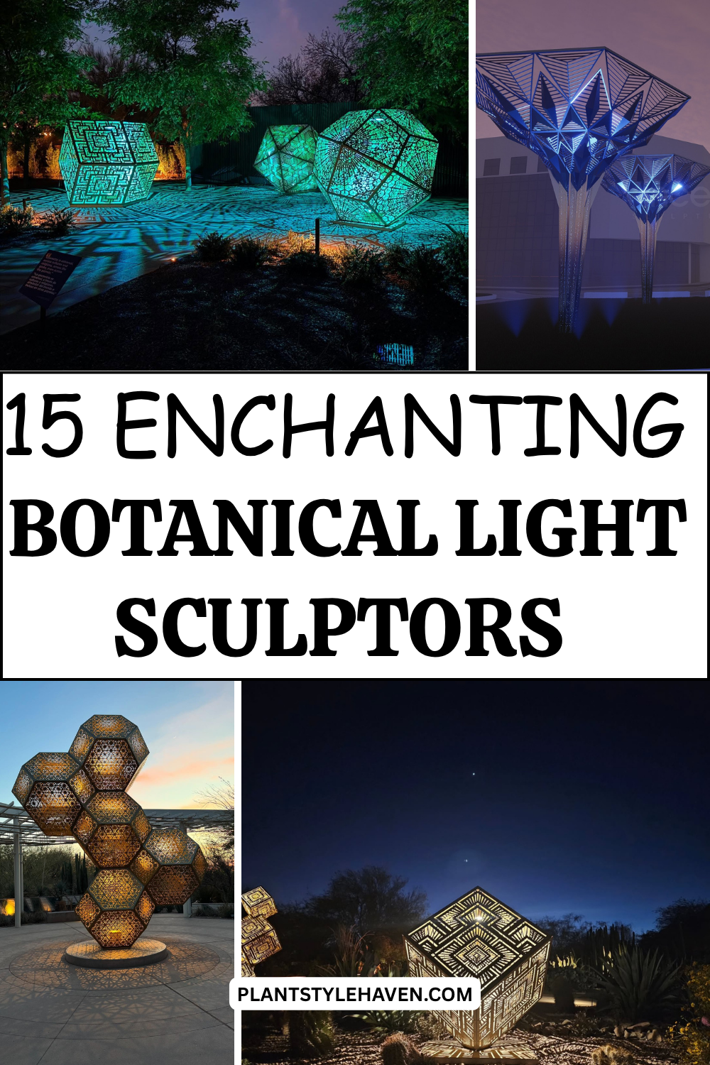 15 Enchanting Botanical Light Sculptors for Your Home