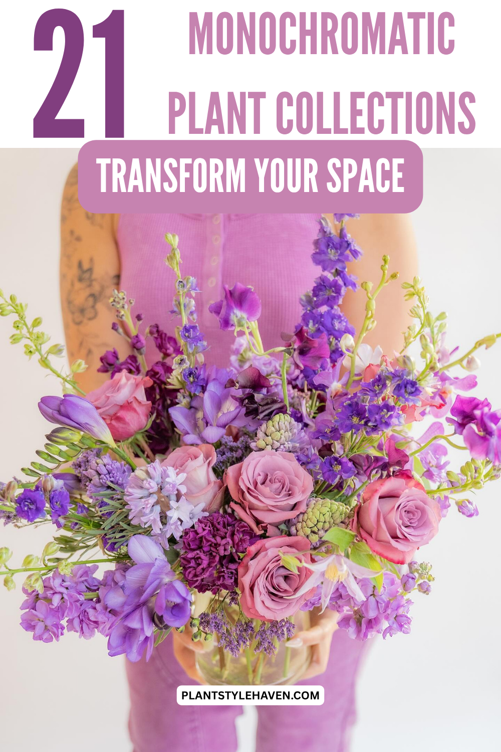 Transform Your Space with Monochromatic Plant Collections