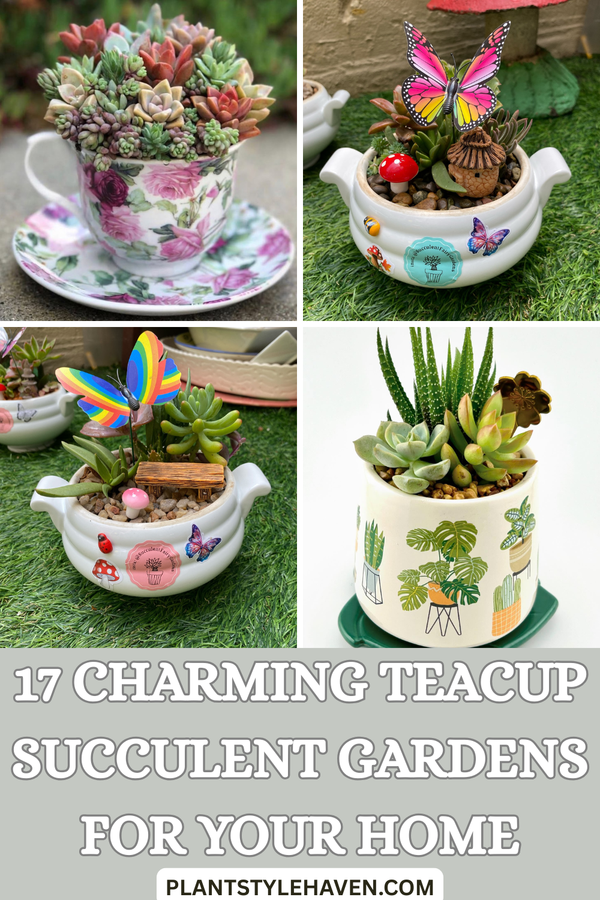 17 Charming Teacup Succulent Gardens for Your Home