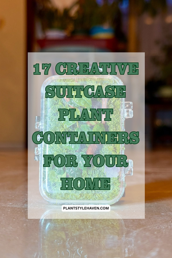 17 Creative Suitcase Plant Containers for Your Home