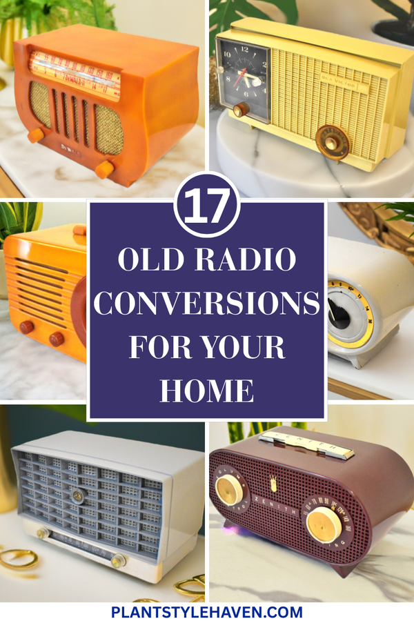 17 Creative Old Radio Conversions for Your Home