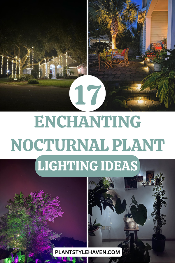 17 Enchanting Nocturnal Plant Lighting Ideas