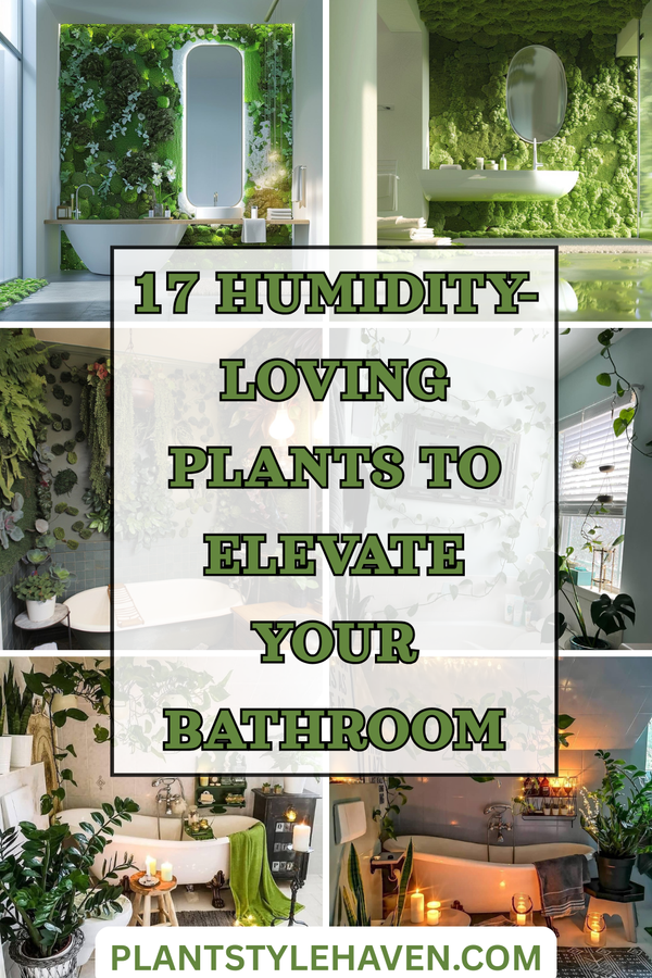 17 Humidity-Loving Plants to Elevate Your Bathroom