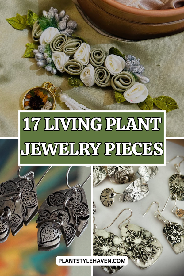 17 Stunning Living Plant Jewelry Pieces for Your Style